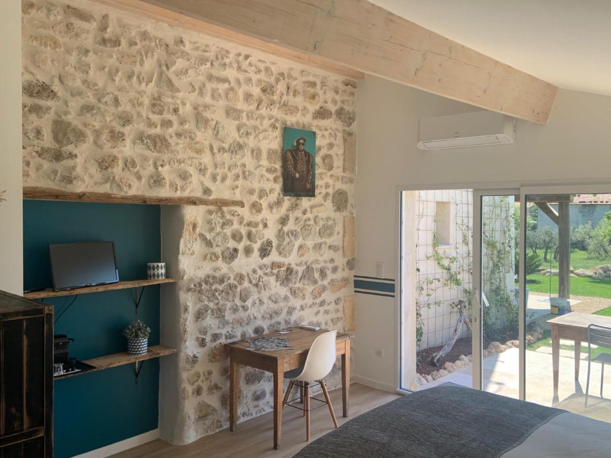 Bed and Breakfast La Bergerie de Cigalon Mouries Exterior foto