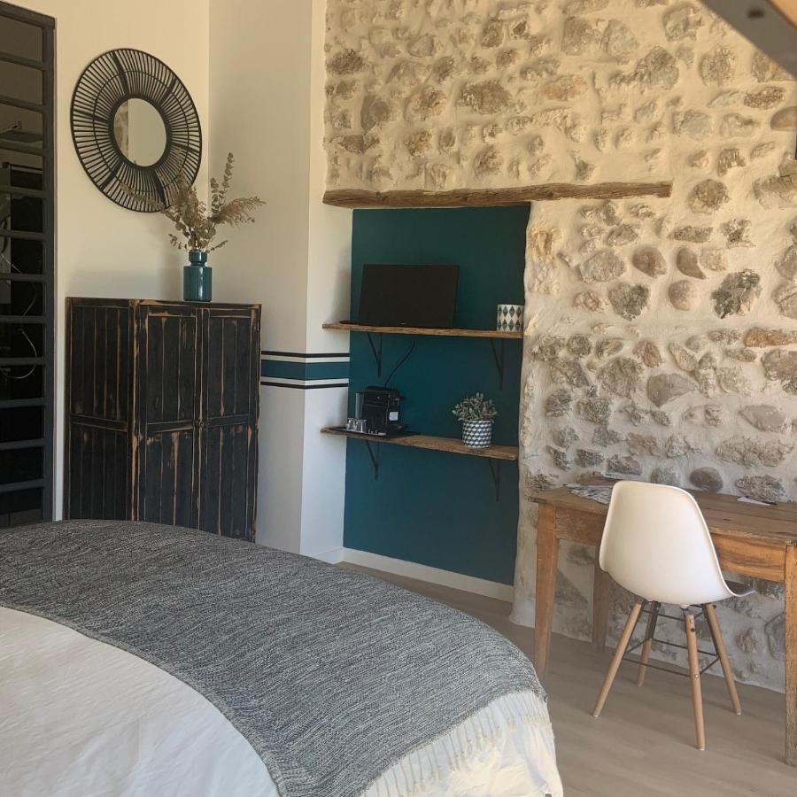 Bed and Breakfast La Bergerie de Cigalon Mouries Exterior foto