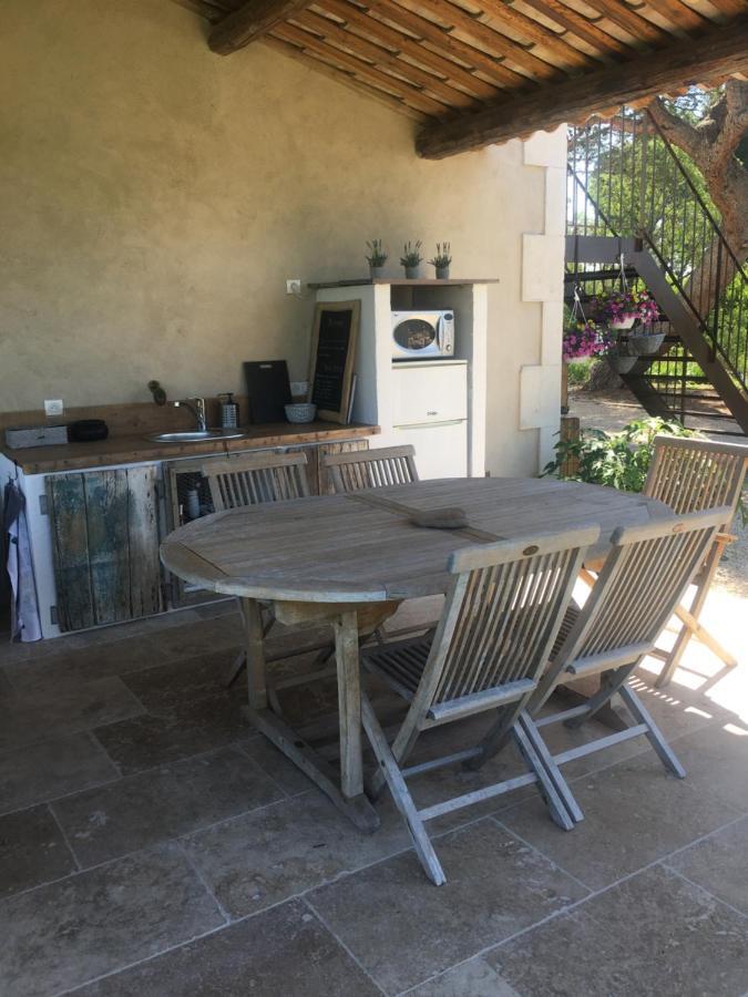 Bed and Breakfast La Bergerie de Cigalon Mouries Exterior foto