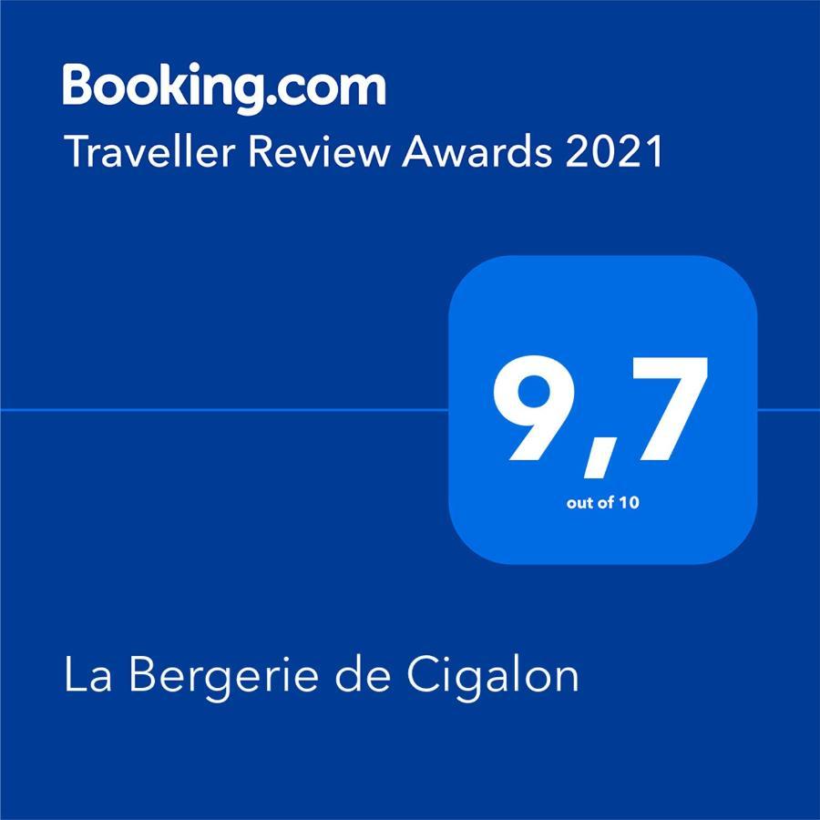 Bed and Breakfast La Bergerie de Cigalon Mouries Exterior foto